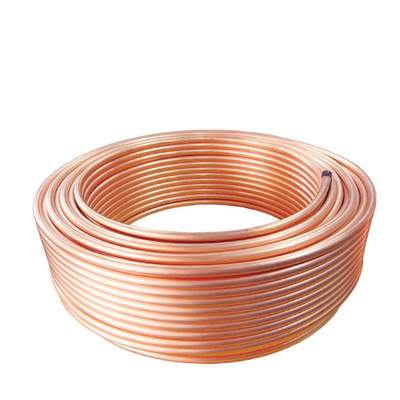 ASTM B280 أنابيب نحاسية صناعية مستقيمة 1 م -6 م لمكيف الهواء